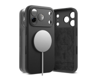 Etui do telefonów Ringke Silicone Magnetic Magsafe do Iphone 17 Pro Max Black 8800328810402